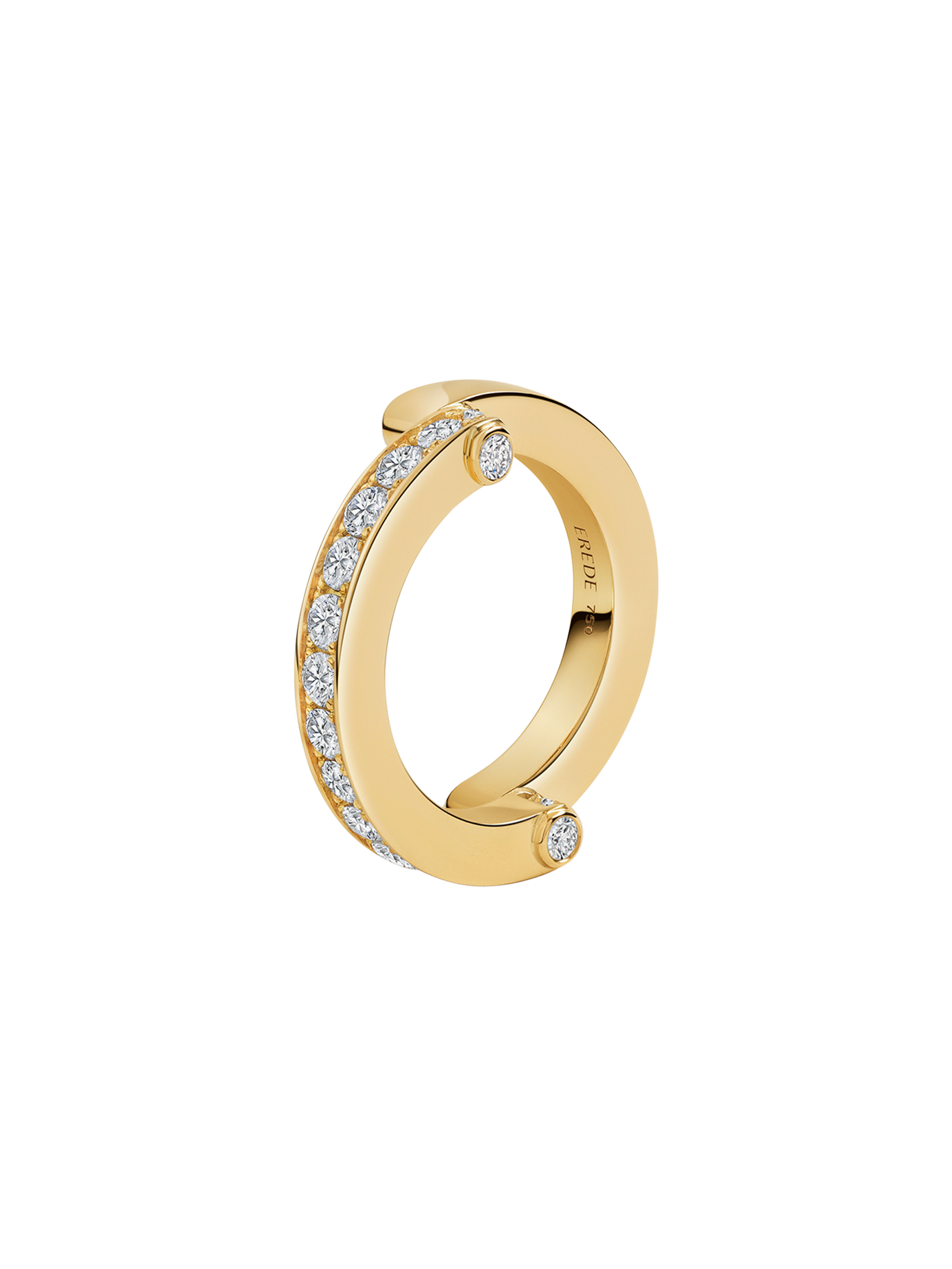 Hinged pavé ring